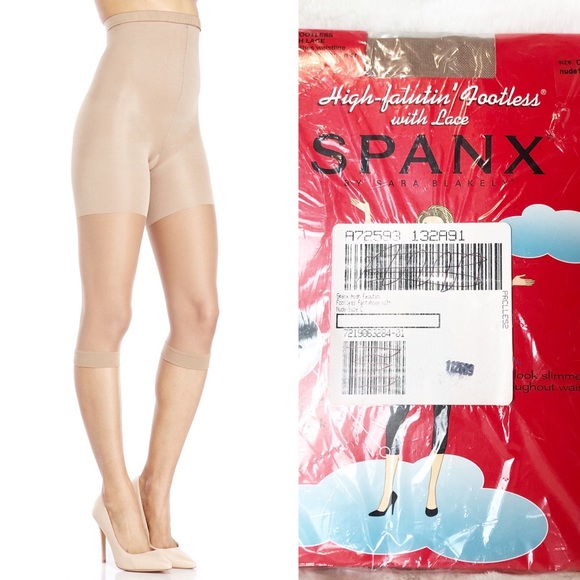 spanx high falutin footless